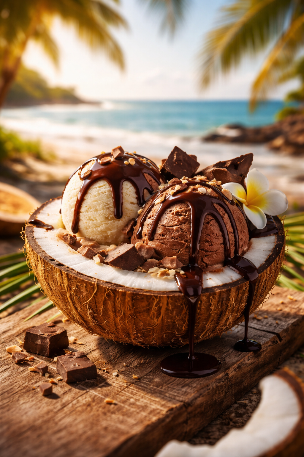 Luxury gelato experience by the beach